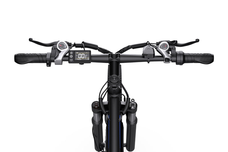 Electric Mountain Bike 750W Motor, 29-Inch Wheels, 48V Battery, Front Suspension