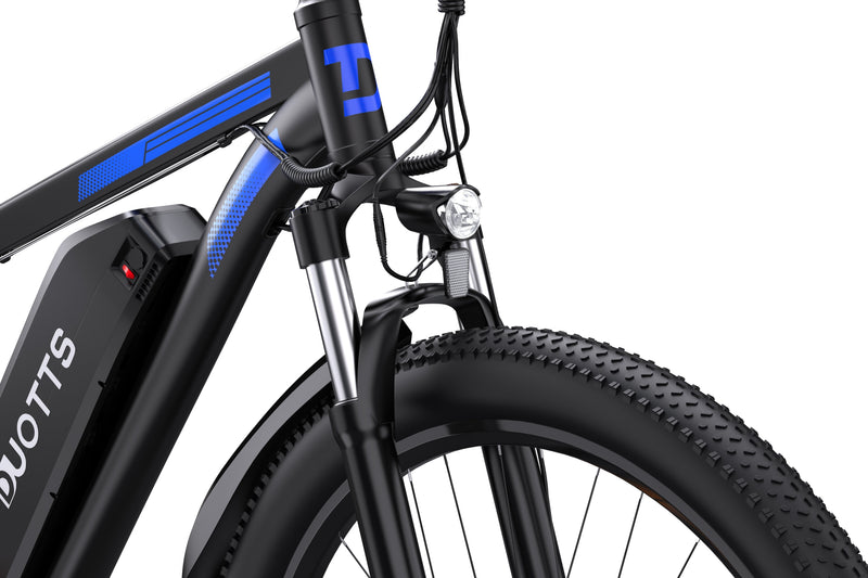 Electric Mountain Bike 750W Motor, 29-Inch Wheels, 48V Battery, Front Suspension