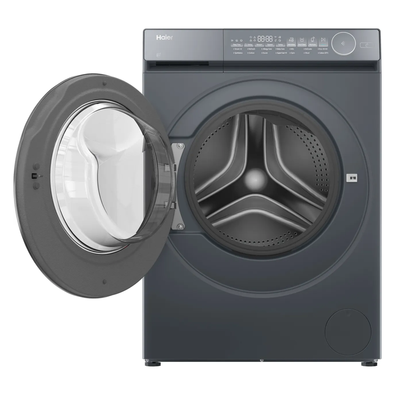 Haier X Series 7 HW90-B14367GTUUK 9kg WiFi Connected Washing Machine with 1400 rpm - Graphite - A Rated (EX-DISPLAY/A)