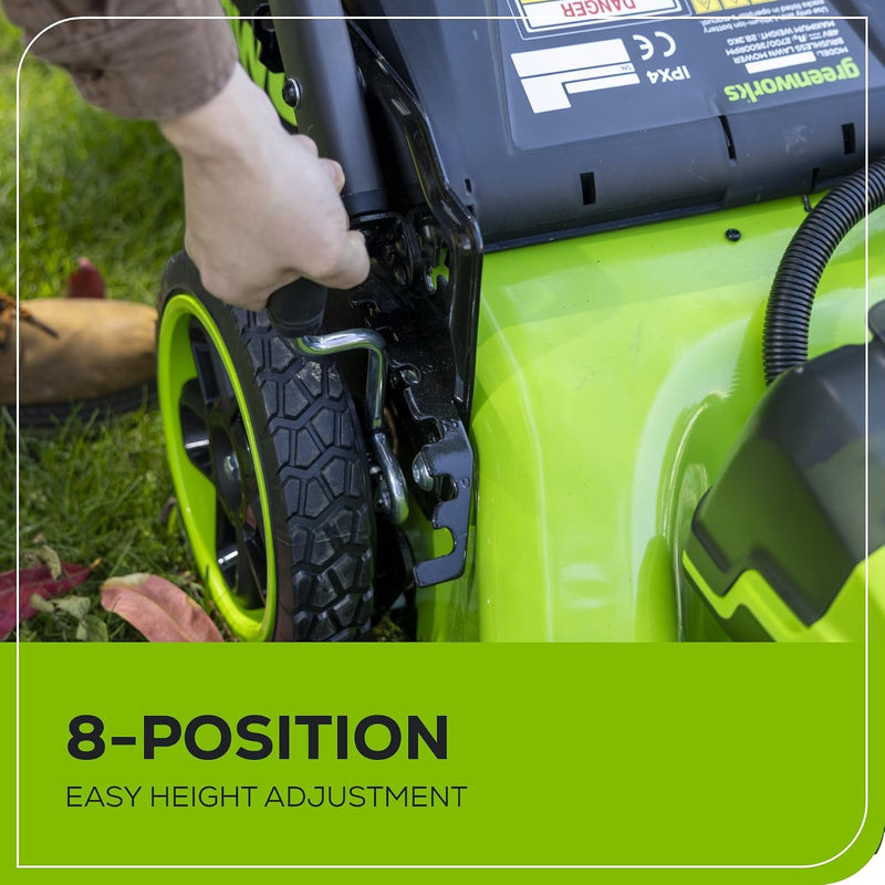 Greenworks 48V (24V x 2) Self Propelled Cordless Lawnmower-MO48L424-01