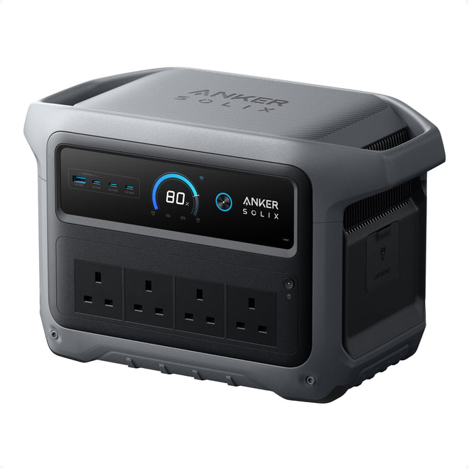 1024WH 2000W Portable Power Station - Solar Generator with UPS for Home Backup & Camping