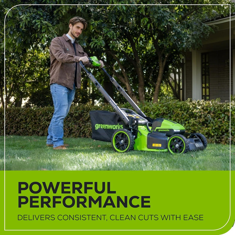 Greenworks 48V (24V x 2) Self Propelled Cordless Lawnmower-MO48L424-01