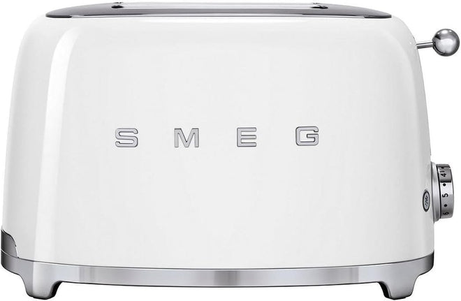 Smeg TSF01WHUK 50's Style Retro 2 Slice Toaster - White