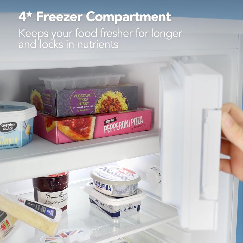 Under Counter Fridge 97L Freestanding With Reversible Door White